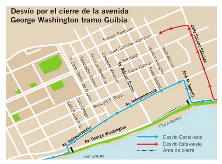 ADN anuncia desvío de tránsito por Güibia Semana Santa 2015 ...