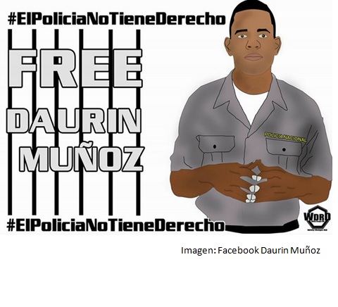 Policía Salario raso Daurin Muñoz Redes Sociales